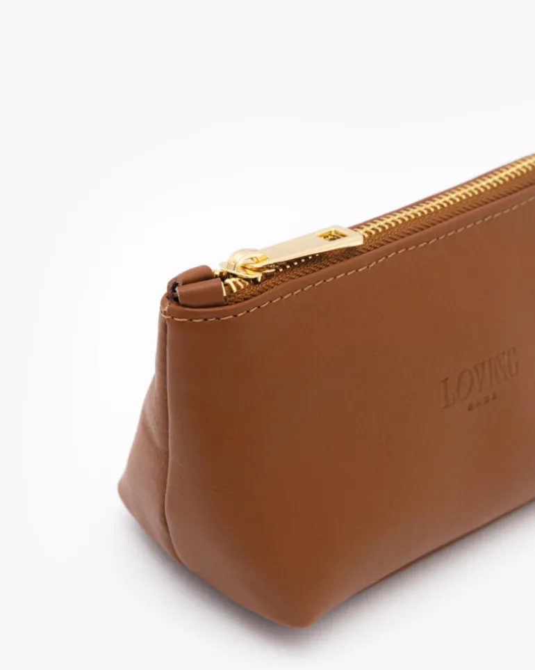 Beauty case in pelle NOAH – CUOIO