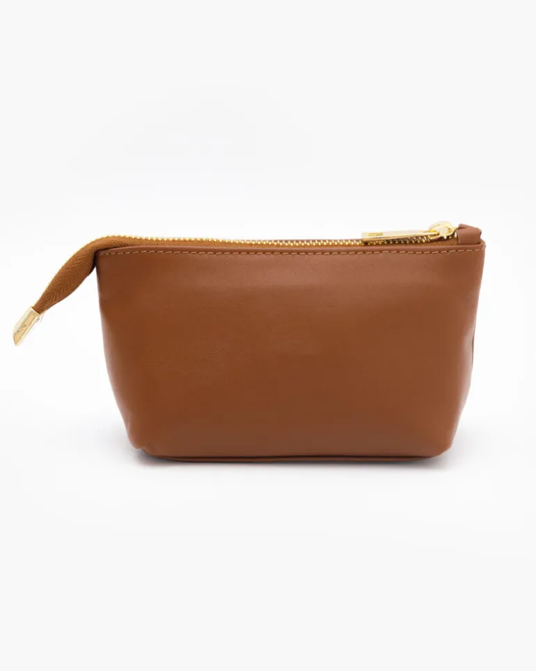 Beauty case in pelle NOAH – CUOIO