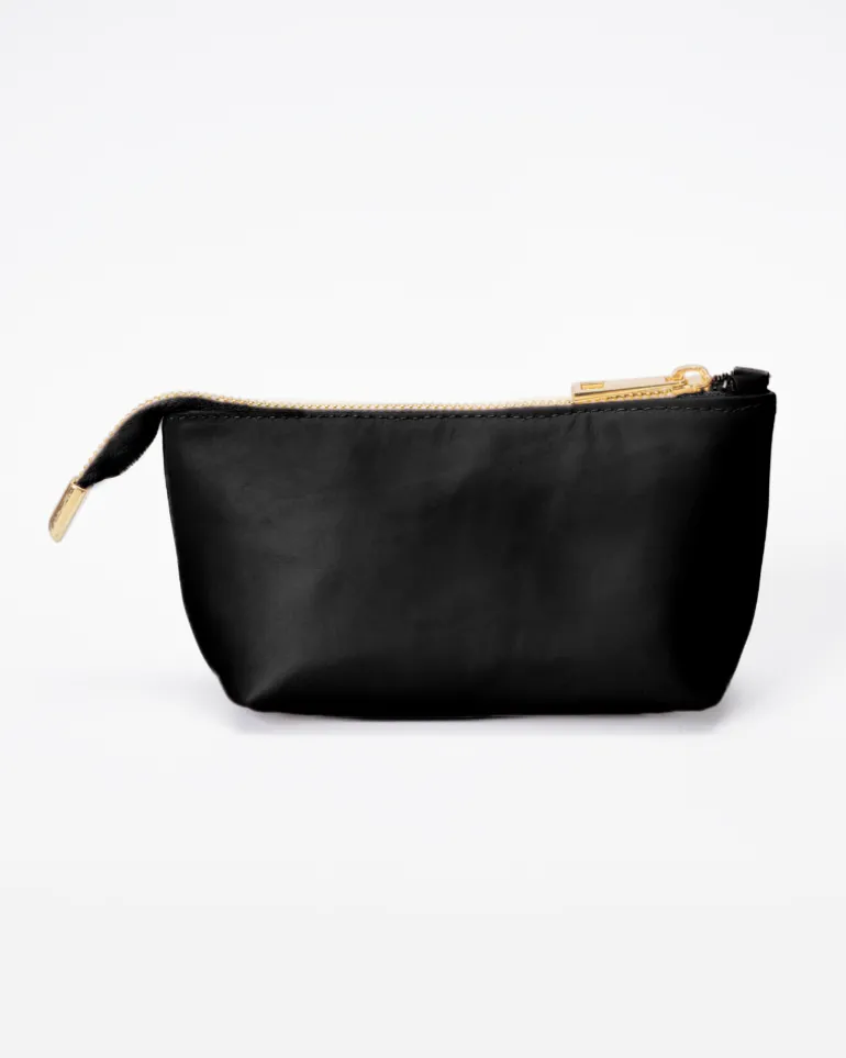 Beauty case in pelle NOAH – nero