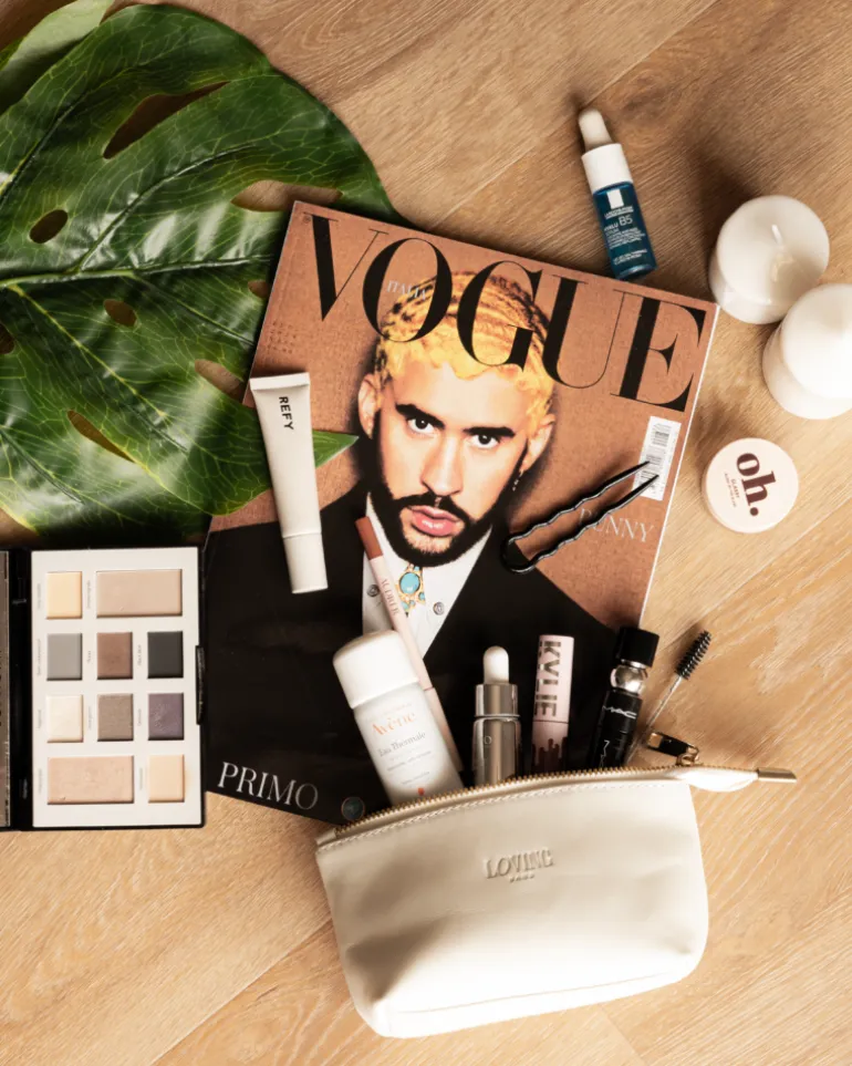 Beauty case in pelle NOAH – latte