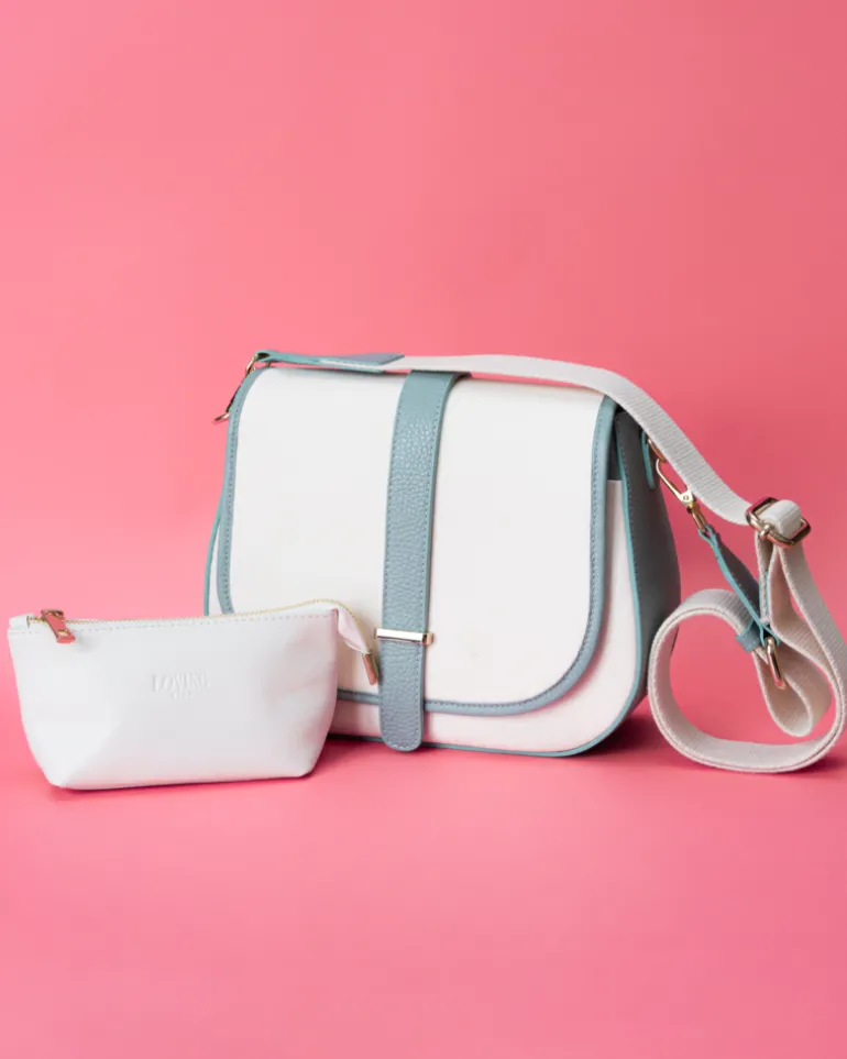 Beauty case in pelle NOAH – latte
