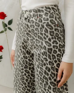 Bermuda in denim animalier – K712