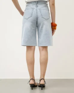 Bermuda in denim blu chiaro – 8503