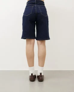 Bermuda in denim blu marino – L1182