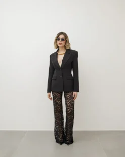 Blazer avvitato con baschina NERO – V2597slc