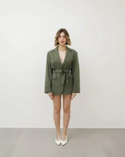 Blazer con cintura – 6351