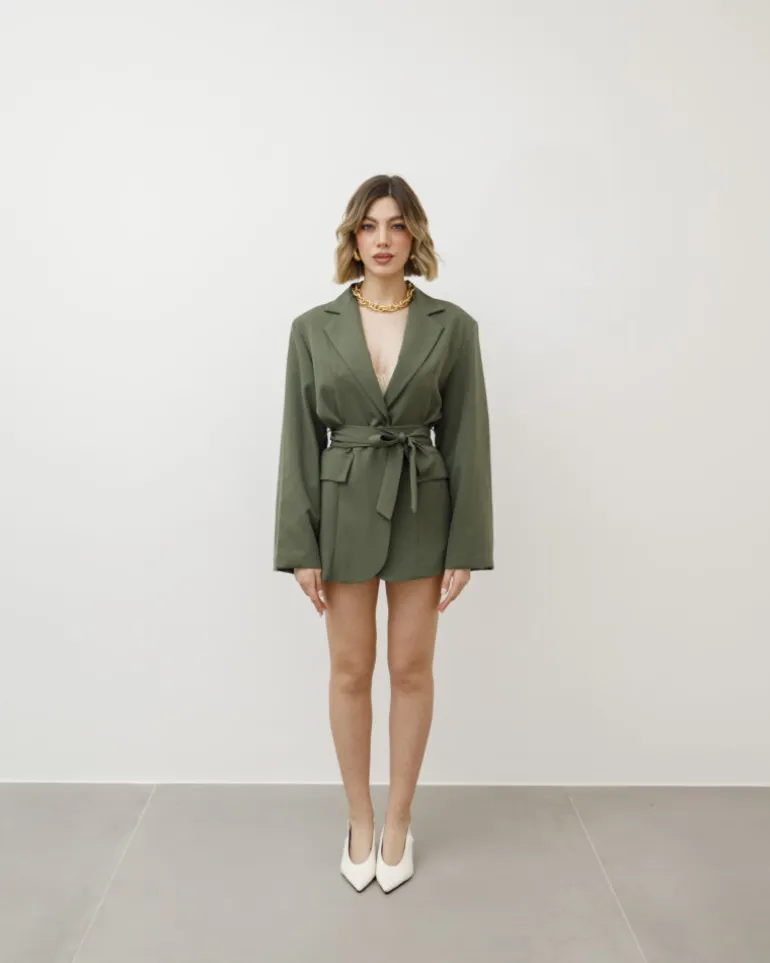Blazer con cintura – 6351