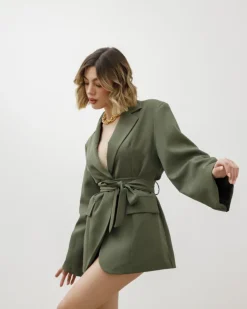 Blazer con cintura – 6351