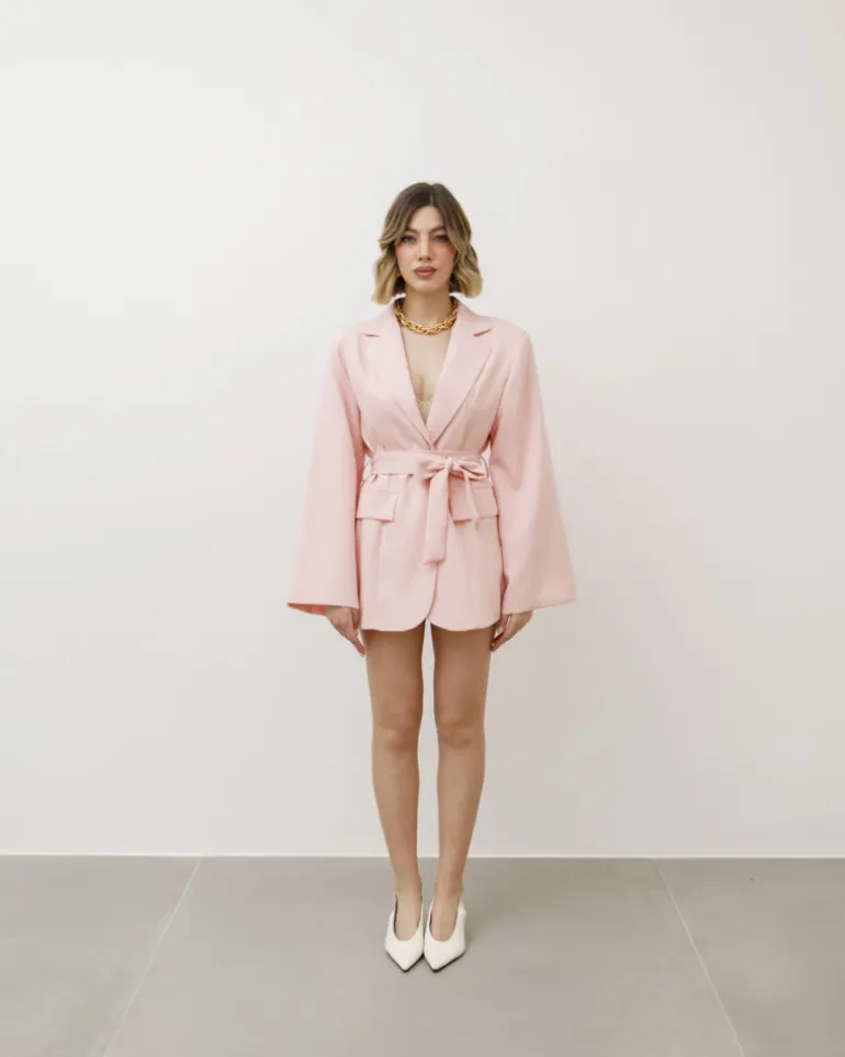 Blazer con cintura – 6351