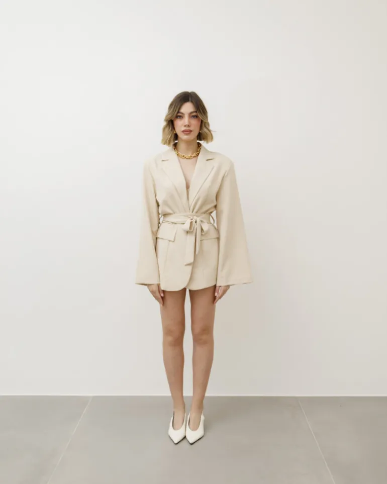Blazer con cintura – 6351