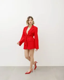 Blazer con cintura – 6351