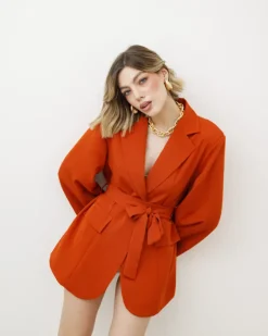 Blazer con cintura – 6351
