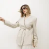 Blazer morbido con cinturino – 5239