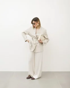 Blazer morbido con cinturino – 5239