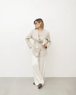 Blazer morbido con cinturino – 5239