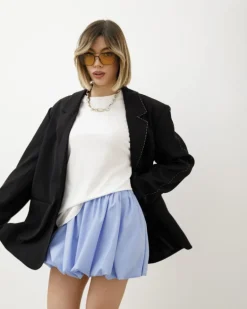 Blazer oversize con impunture – 5178