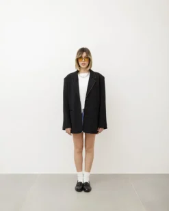 Blazer oversize con impunture – 5178