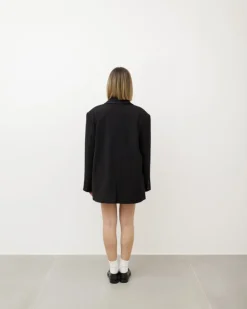 Blazer oversize con impunture – 5178