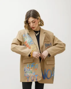 Blazer oversize graffiti – V5228