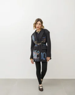 Blazer oversize graffiti – V5228