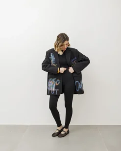 Blazer oversize graffiti – V5228