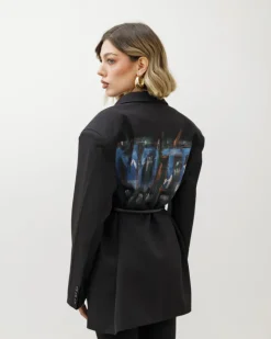 Blazer oversize graffiti – V5228