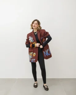 Blazer oversize graffiti – V5228