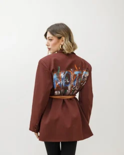 Blazer oversize graffiti – V5228