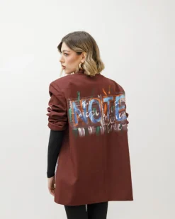 Blazer oversize graffiti – V5228