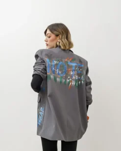 Blazer oversize graffiti – V5228
