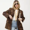 Blazer strutturato animalier – V5938