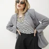 Blazer strutturato monopetto GRIGIO – V6968