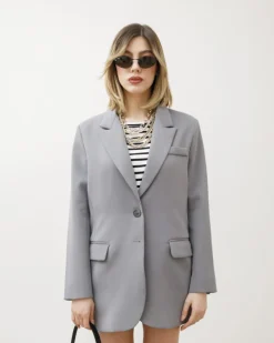 Blazer strutturato monopetto GRIGIO – V6968