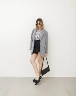Blazer strutturato monopetto GRIGIO – V6968