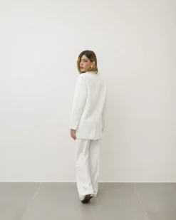 Blazer strutturato monopetto BIANCO – V6968slc