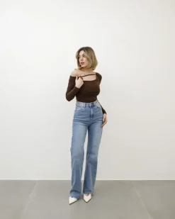 Body in cotone con apertura – H7391