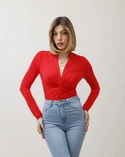 Body in lycra con nodo – 1180