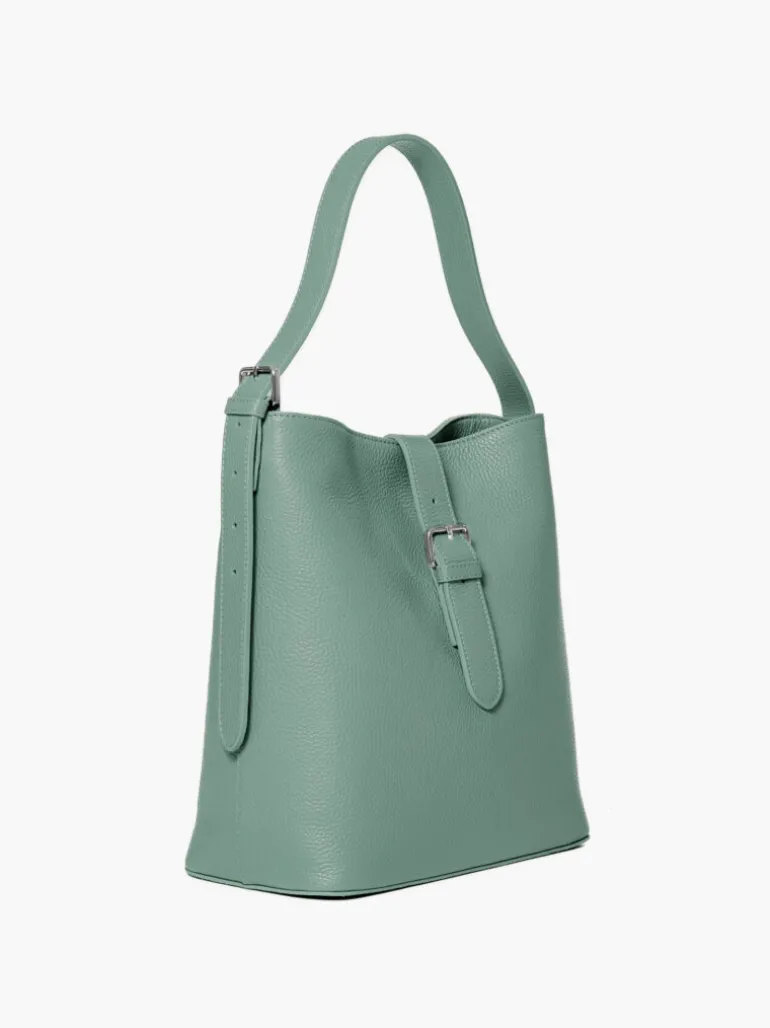 Borsa ANASTASIA in pelle acqua marina – LOVING BAGS