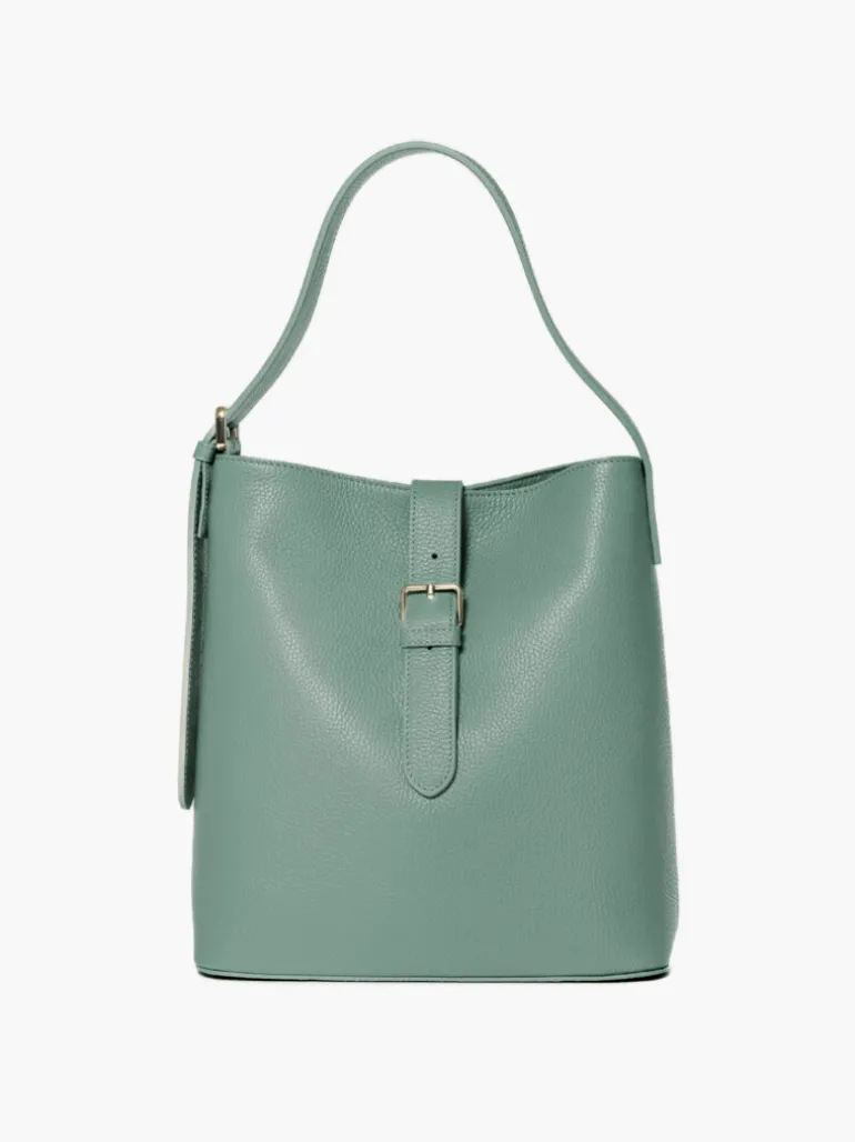 Borsa ANASTASIA in pelle acqua marina – LOVING BAGS