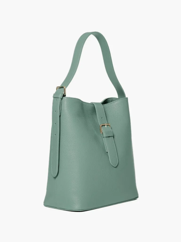 Borsa ANASTASIA in pelle acqua marina – LOVING BAGS