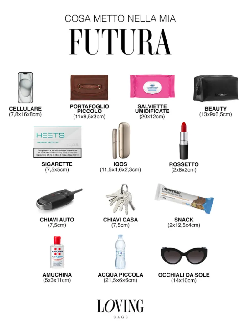 Borsa Futura nera – LOVING BAGS