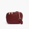 Borsa in pelle ALMA bordeaux – LOVING BAGS