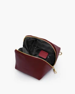 Borsa in pelle ALMA bordeaux – LOVING BAGS