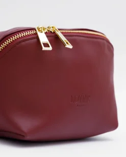 Borsa in pelle ALMA bordeaux – LOVING BAGS