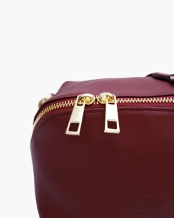Borsa in pelle ALMA bordeaux – LOVING BAGS