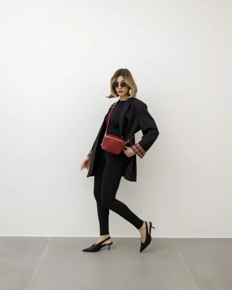 Borsa in pelle ALMA bordeaux – LOVING BAGS