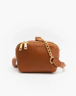 Borsa in pelle ALMA cuoio – LOVING BAGS