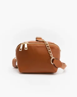 Borsa in pelle ALMA cuoio – LOVING BAGS