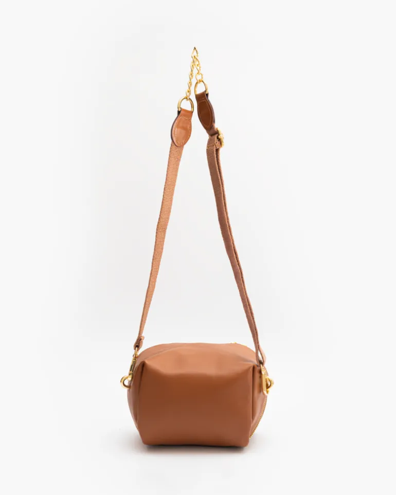 Borsa in pelle ALMA cuoio – LOVING BAGS