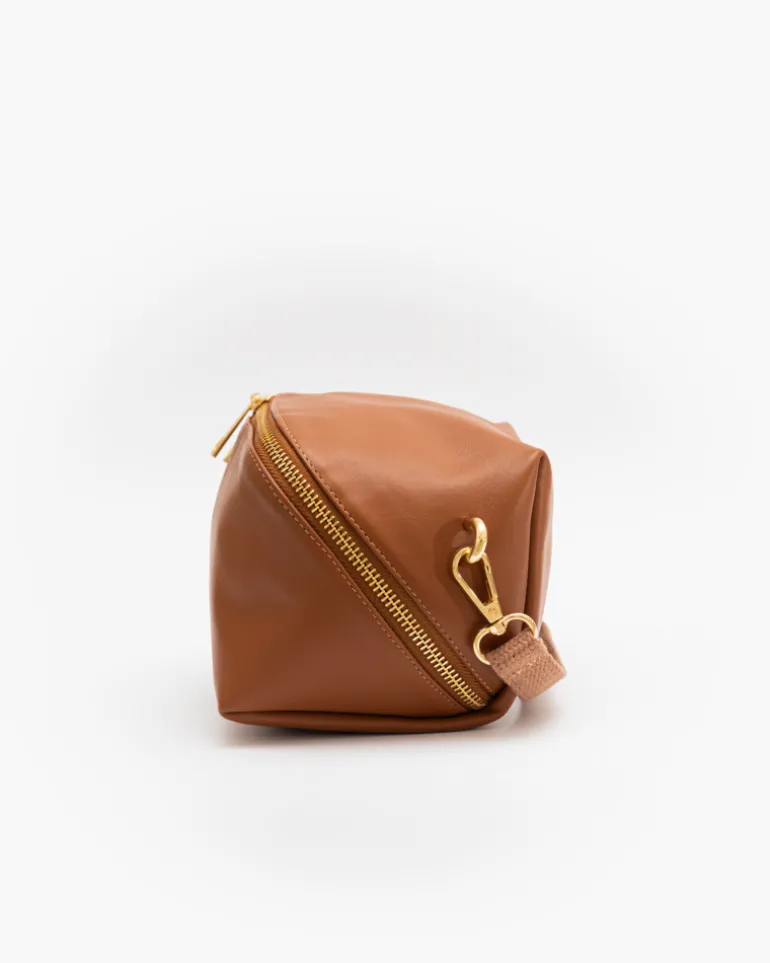 Borsa in pelle ALMA cuoio – LOVING BAGS